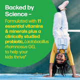 culturelle closeup del probiótico Lactobacillus rhamnosus GG declarado