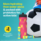 Culturelle vaso con mezcla disuelta fresa-limonada hidratación rápida para niños