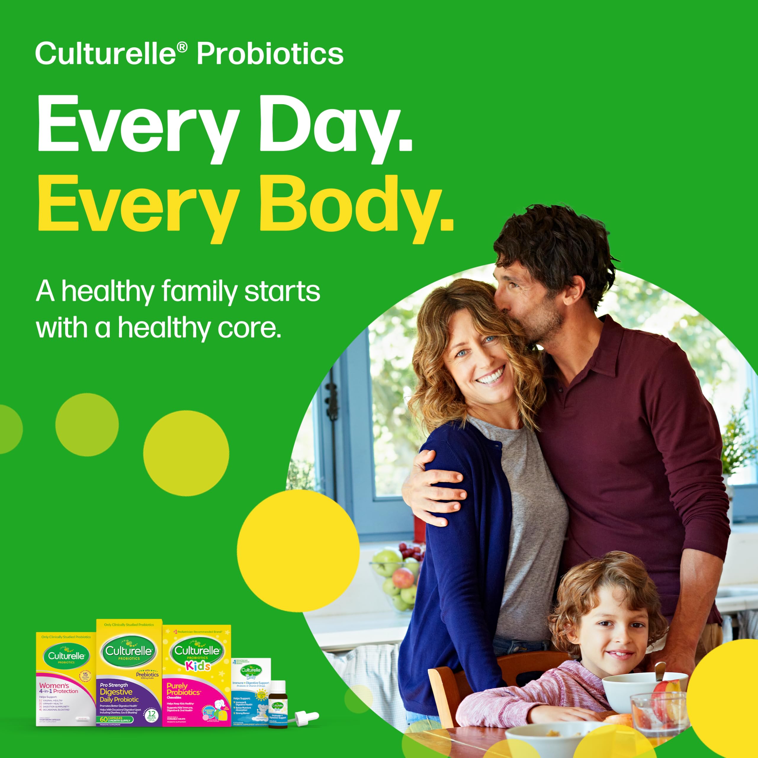 Culturelle tapa sellada del frasco que garantiza frescura y conservación segura