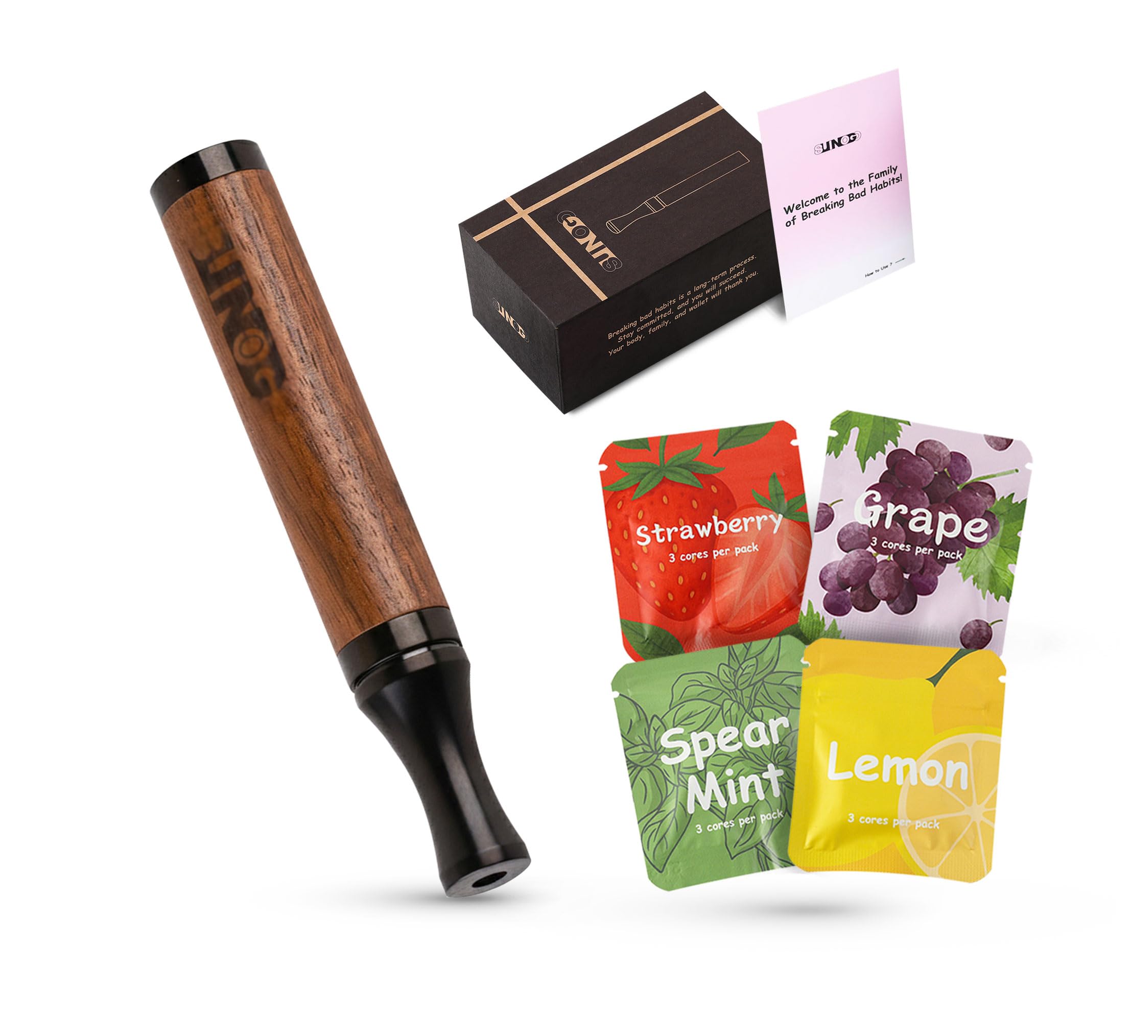 CUP DEAA frente del empaque mostrando sabores y diseño, práctico para llevar