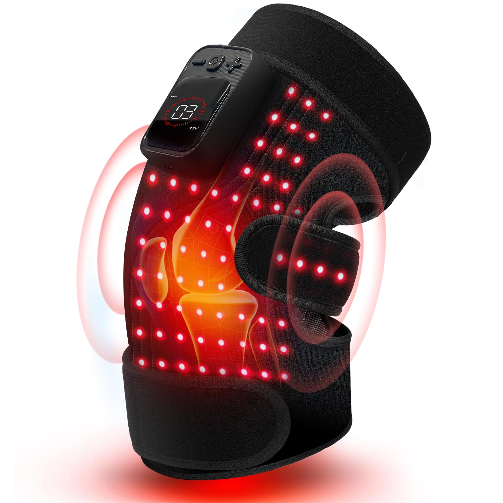 CuPiLo vista frontal de la envoltura con 70 LEDs, cómodo ajuste