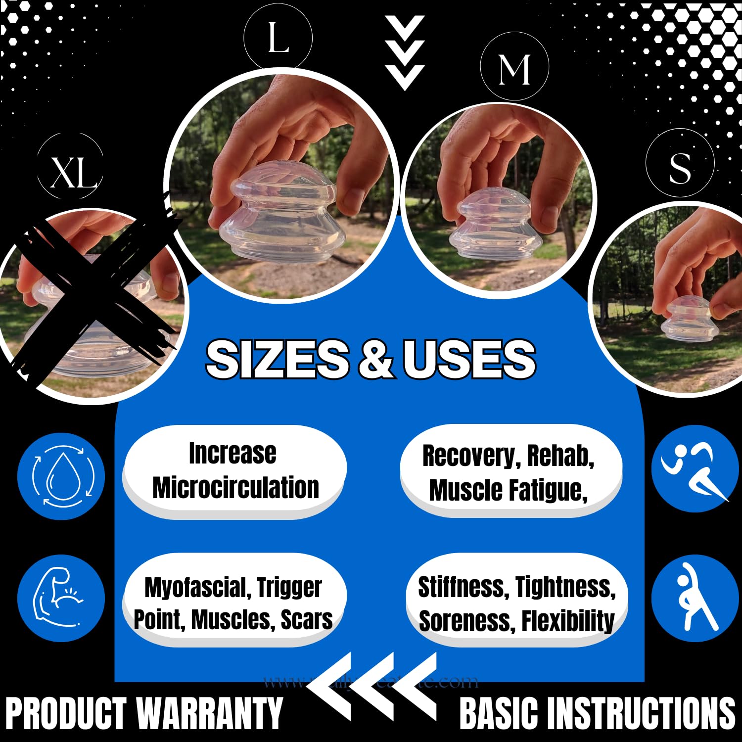 Cupping Warehouse manual e instrucciones incluidas para uso profesional