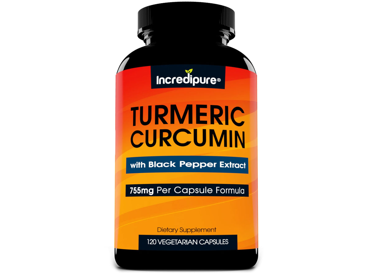 Curcumin Incredipure vista frontal del envase con información clara