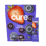 Cure Hydration frontal del pouch mostrando 14 sobres, ideal para llevar