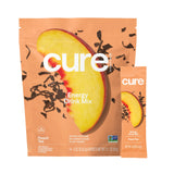 Cure Hydration empaque frontal mostrando 14 sobres y beneficios claros