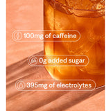 Cure Hydration vaso preparado con hielo demostrando hidratación rápida