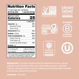 Cure Hydration polvo del sobre con textura fina y rehidratación natural