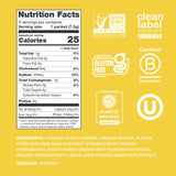 Cure Hydration sobre abierto con polvo y beneficio mezcla instantánea
