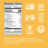 Cure Hydration vaso preparado color durazno-mango, hidratación rápida y sabrosa