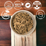 Cure wid Pure acercamiento al corte y tamizado que facilita colado y macerado