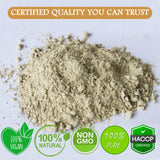 Cure Wid Pure cucharas medidoras junto a la bolsa para referencia de cantidad