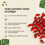 Cures For Life semillas y saw palmetto crudos destacando origen vegetal