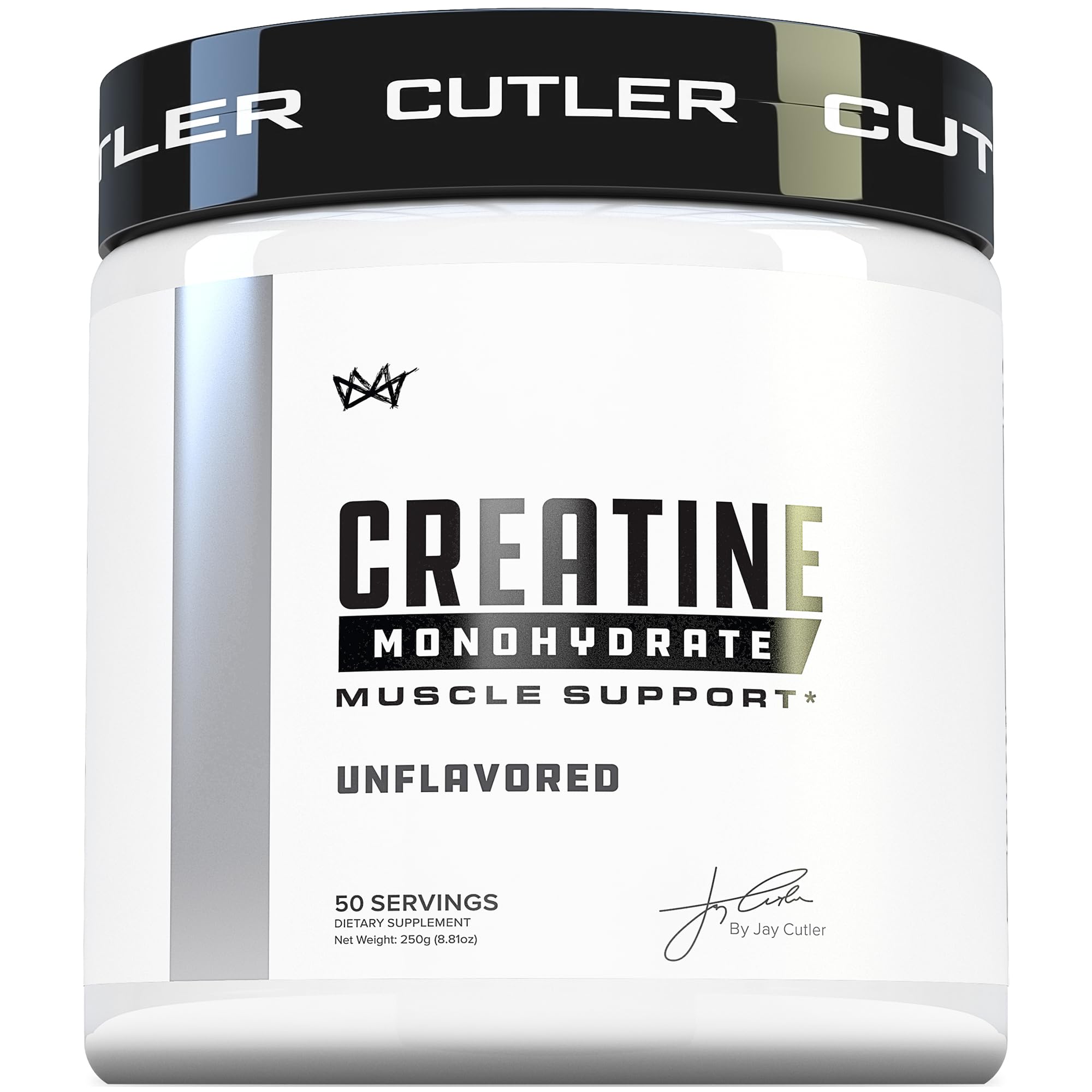 Cutler Nutrition envase frontal mostrando marca y diseño, confianza visual
