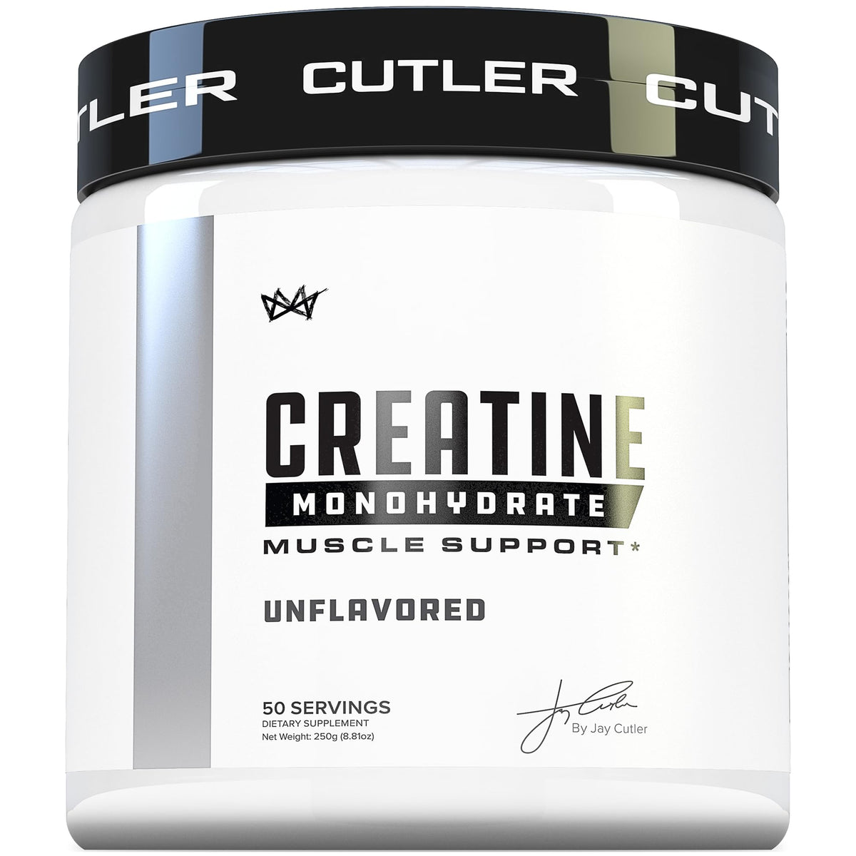 Cutler Nutrition envase frontal mostrando marca y diseño, confianza visual