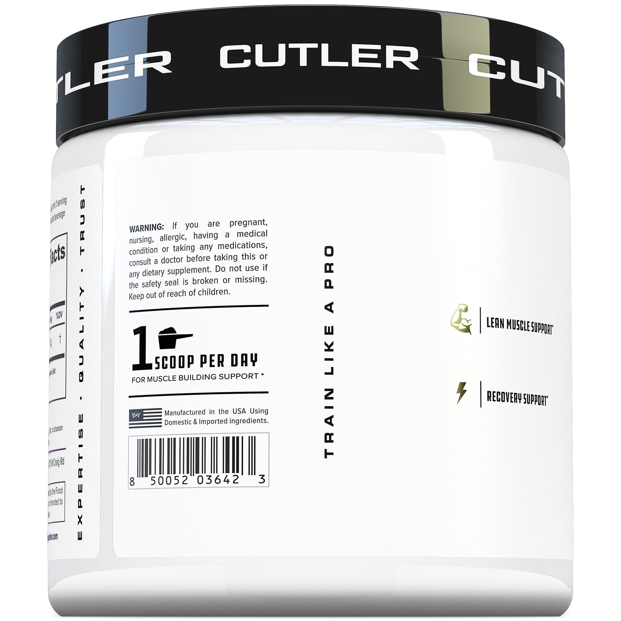 Cutler Nutrition polvo microgranulado textura cercana, disolución rápida