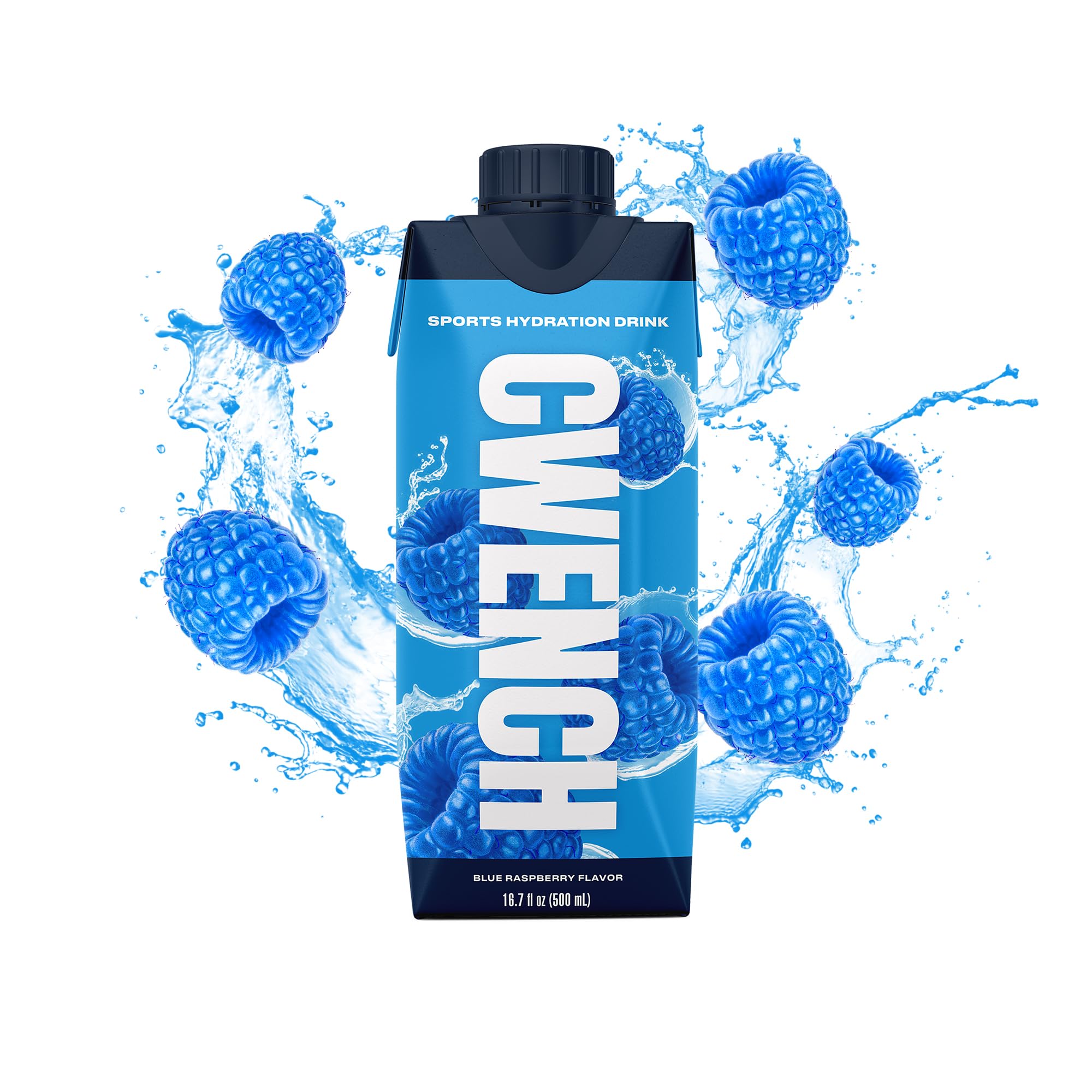 CWENCH HYDRATION detalle de botella y textura que resalta facilidad de agarre