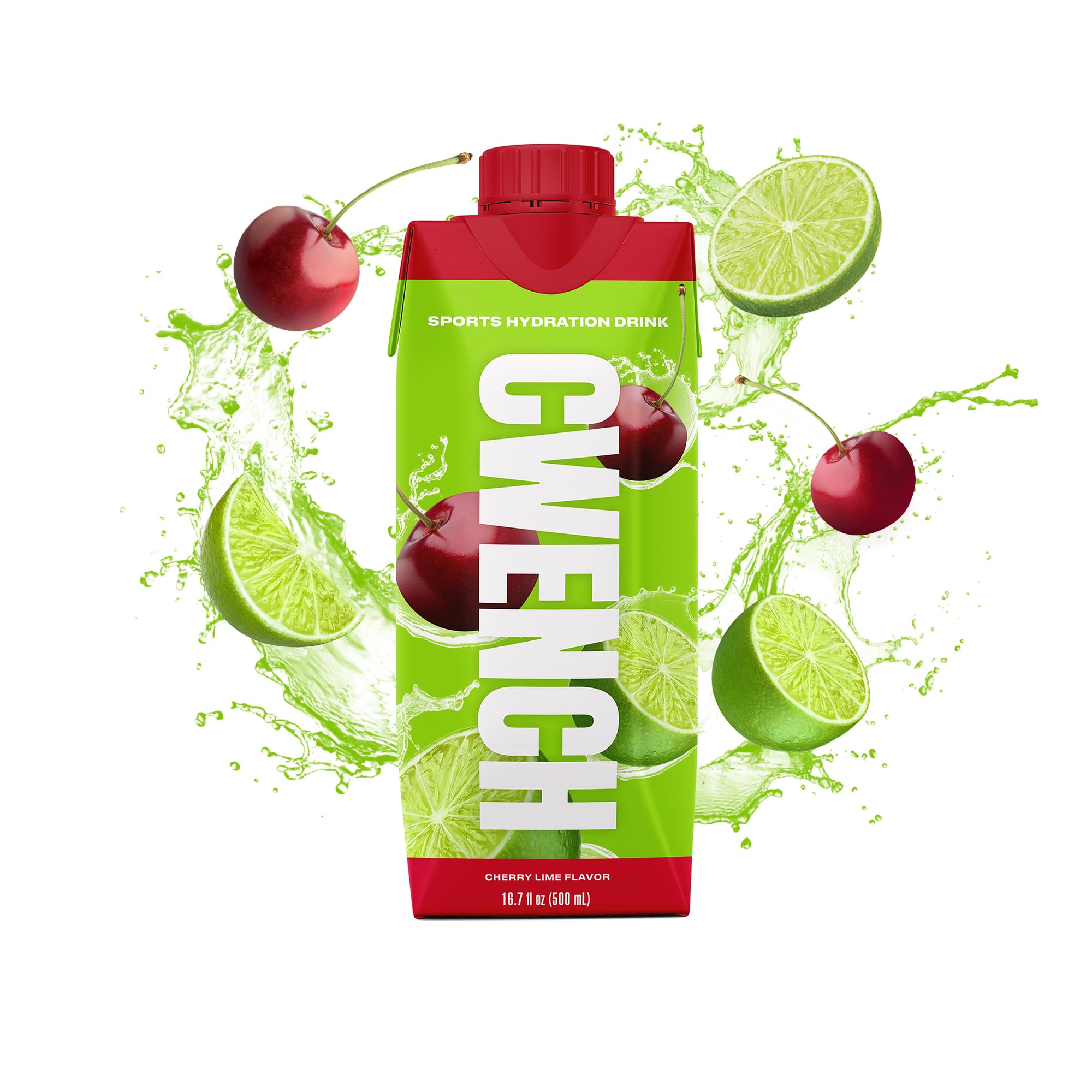 CWENCH HYDRATION detalle del Tetra Pak, embalaje portable y ecológico