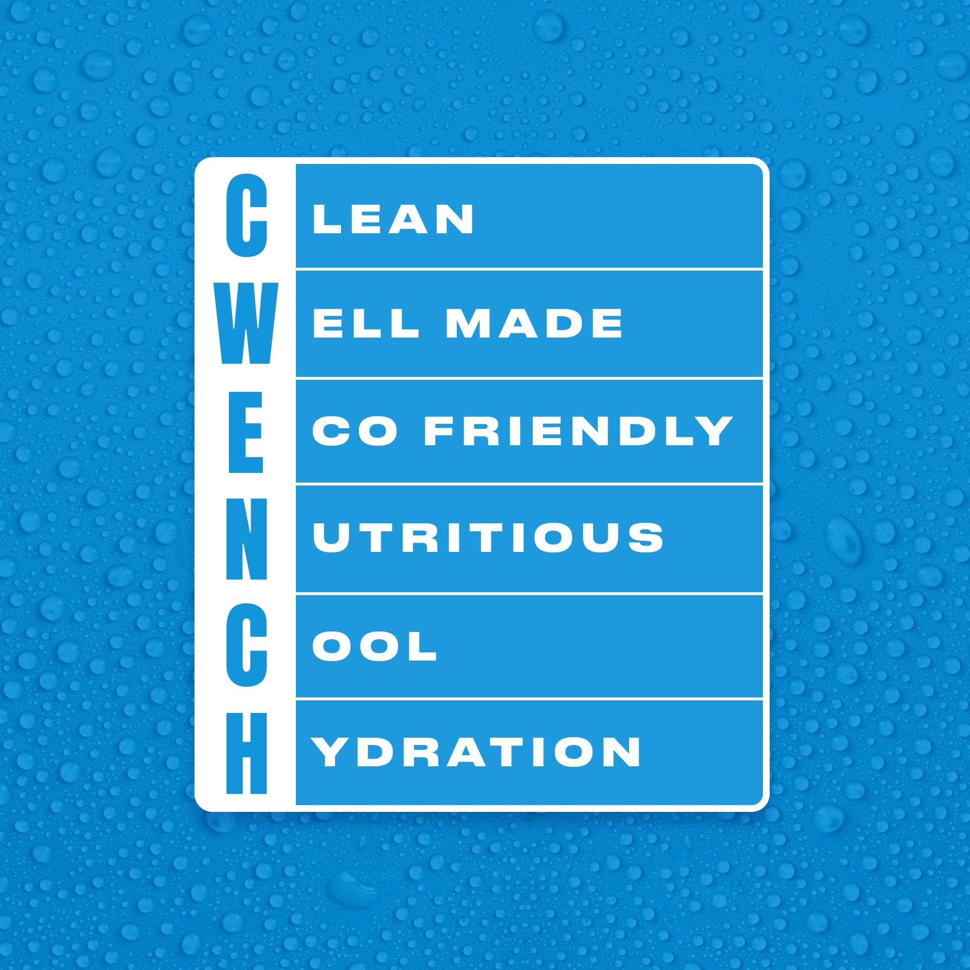 CWENCH HYDRATION botella en uso en gimnasio para recuperación postentreno