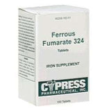Cypress Pharmaceutical caja frontal mostrando etiqueta y cantidad 100 ct, almacenamiento fácil