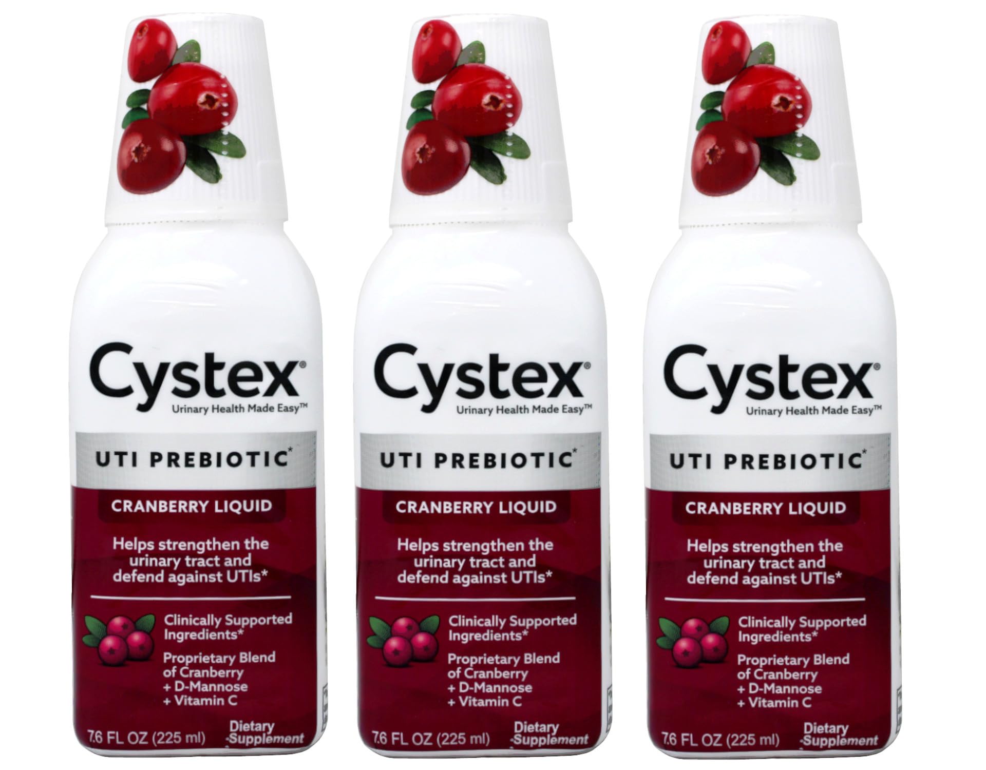 Cystex frente del envase mostrando etiqueta y beneficio concentrado