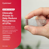 Cysticlean tableta lista para tomar con agua para conveniencia diaria