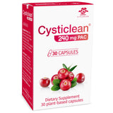 Cysticlean vista frontal del paquete mostrando concentración 240 mg PAC