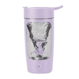 daasigwaa vista frontal del vaso agitador con diseño transparente y saludable