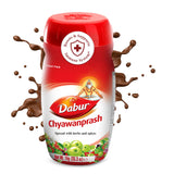 Dabur Chyawanprash etiqueta con ingredientes y marca para confianza del comprador