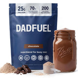 DADFUEL frasco delantero mostrando diseño y beneficios del producto