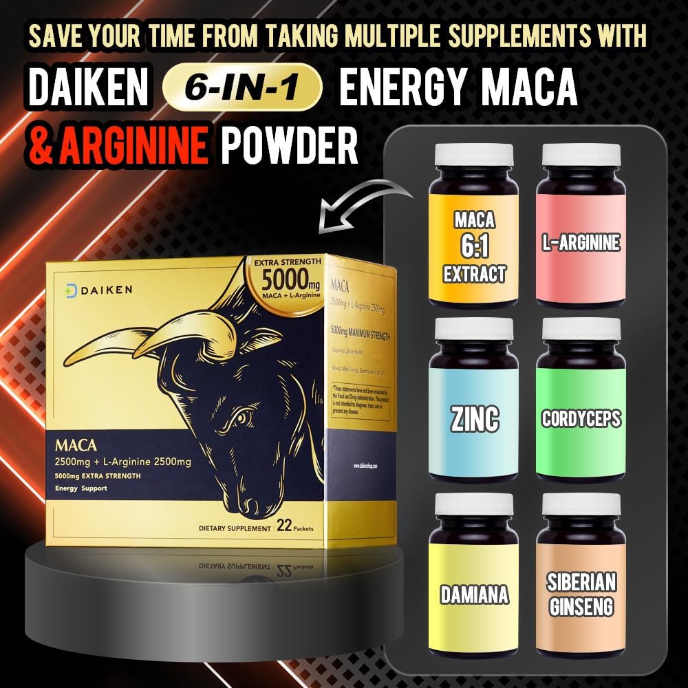 DAIKEN sobre abierto con contenido listo para mezclar