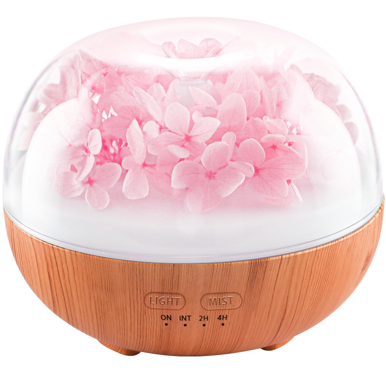 Daileeby vista frontal del difusor rosa como decoración funcional