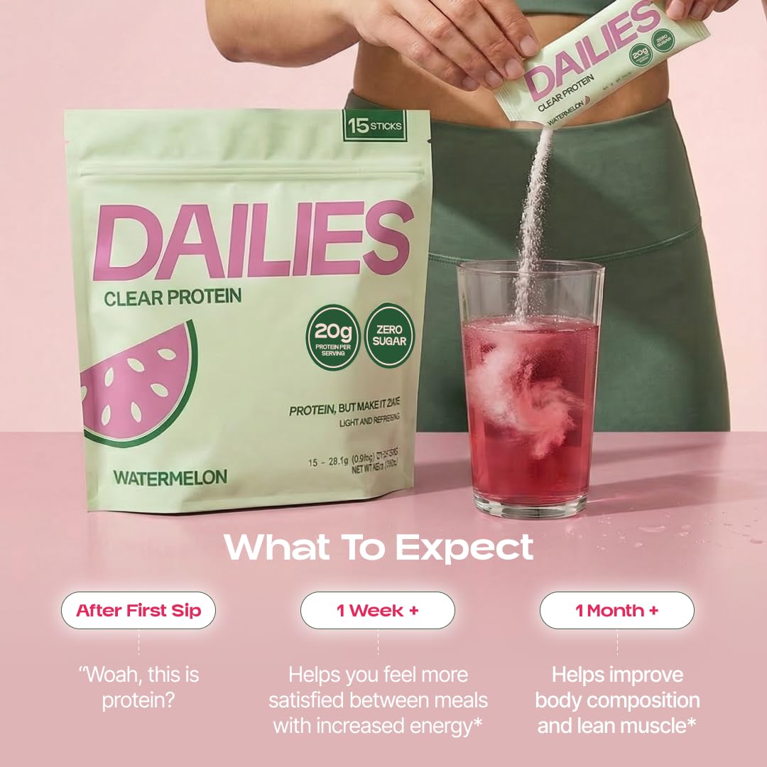 DAILIES stick junto a regla ilustra tamaño portátil y práctico