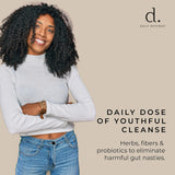 Daily Defense primer plano de cápsula que destaca su textura y facilidad de ingestión