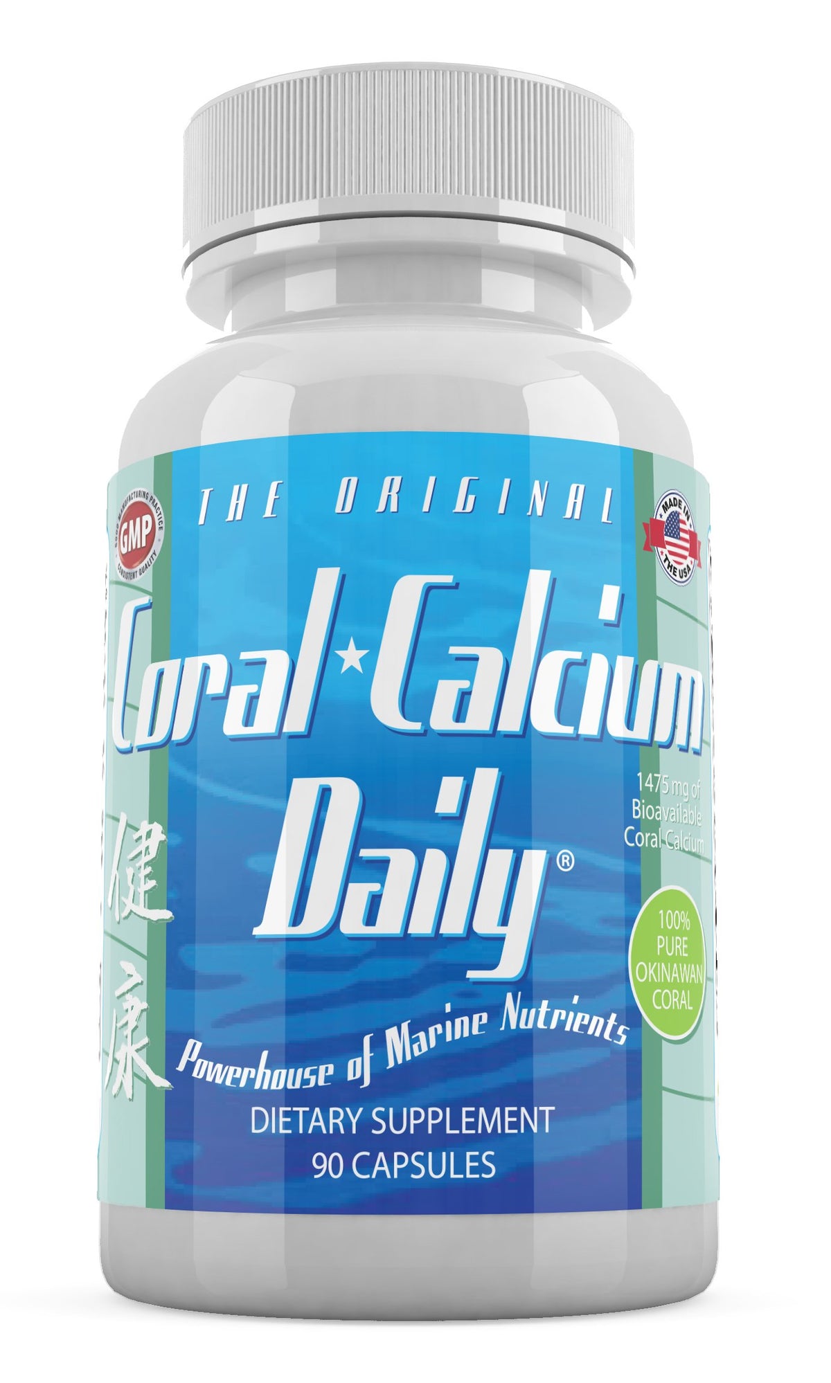 Daily Health frasco frontal mostrando etiqueta y beneficios