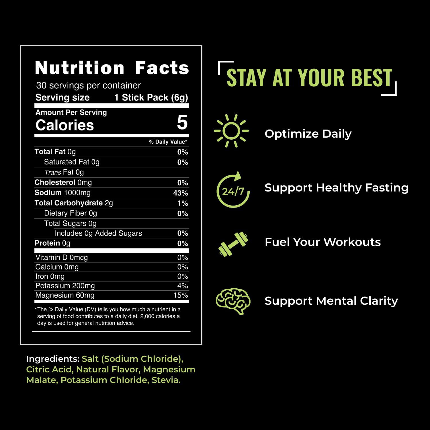 daily salts etiqueta nutricional enfocada en sodio, potasio y magnesio