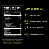 daily salts etiqueta nutricional enfocada en sodio, potasio y magnesio