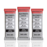 daily salts frente del empaque mostrando 30 sobres y beneficio portátil