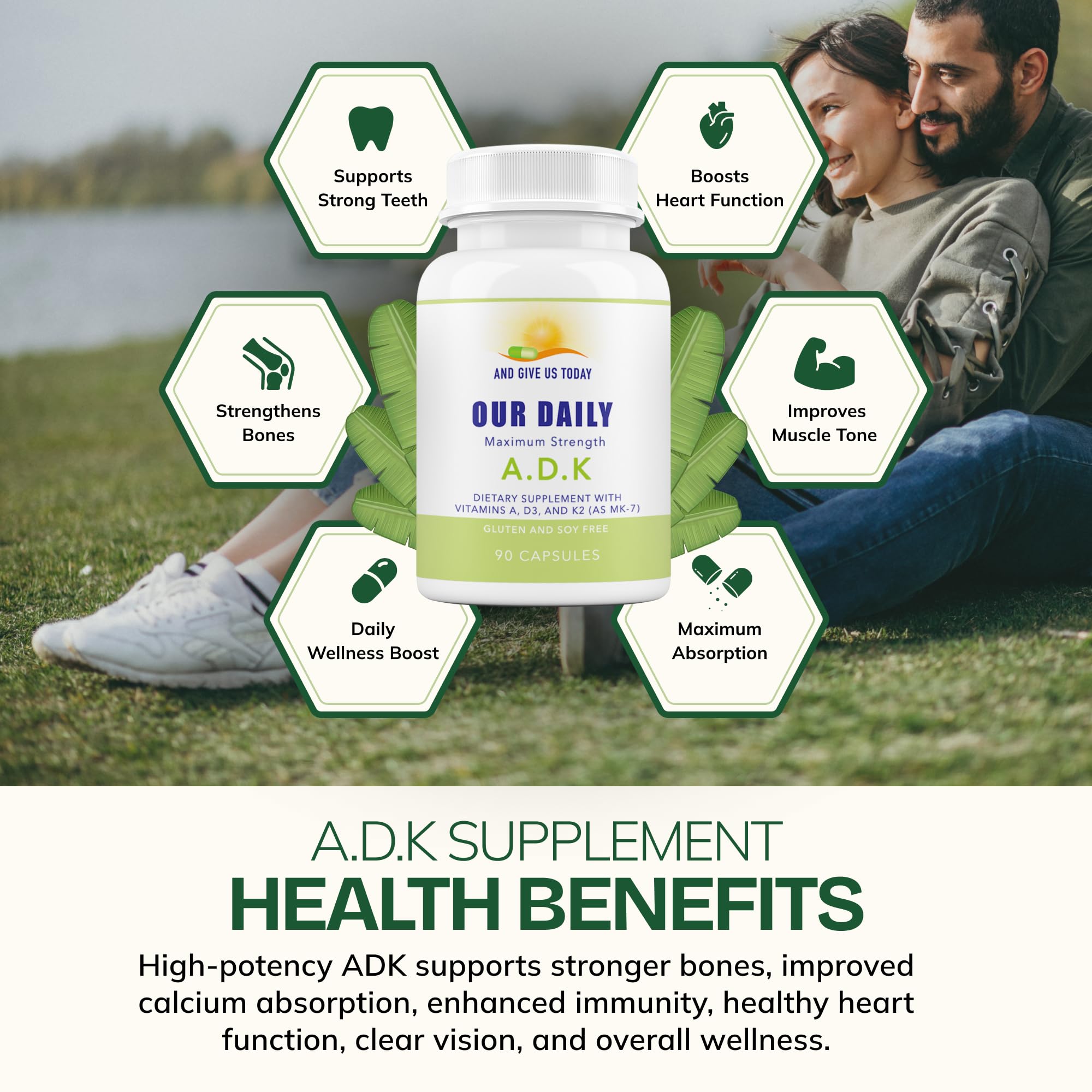 AND GIVE US TODAY OUR DAILY etiqueta nutricional con dosis profesional