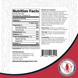 Dairyland ginseng etiqueta información de origen y controles de calidad