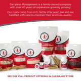 Dairyland Management LLC comparación de tamaño del paquete y porciones