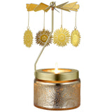 DAISRED vela girasol frontal mostrando diseño y presencia decorativa