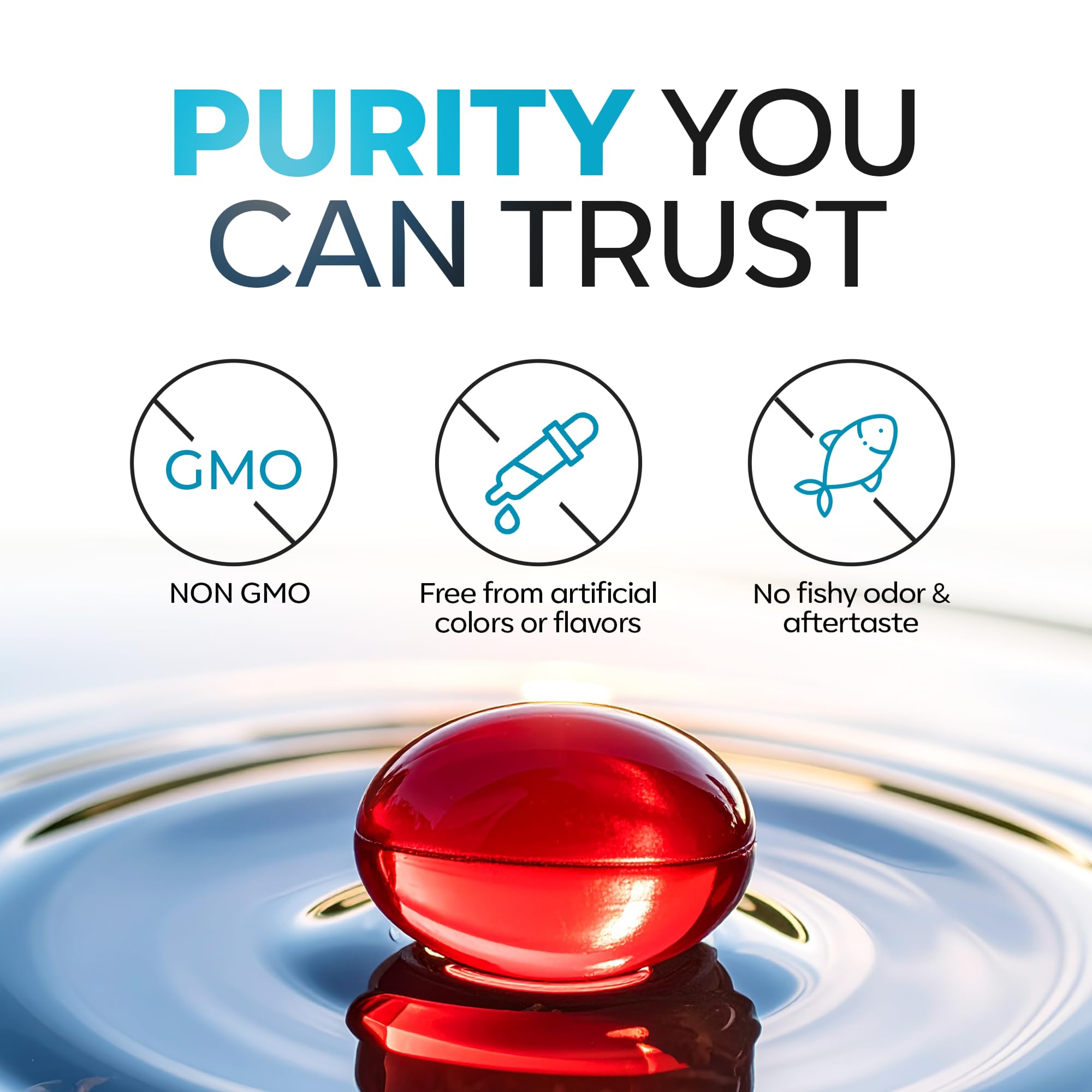 Daiwa Krill Oil frasco en mano ilustrando facilidad de transporte y uso