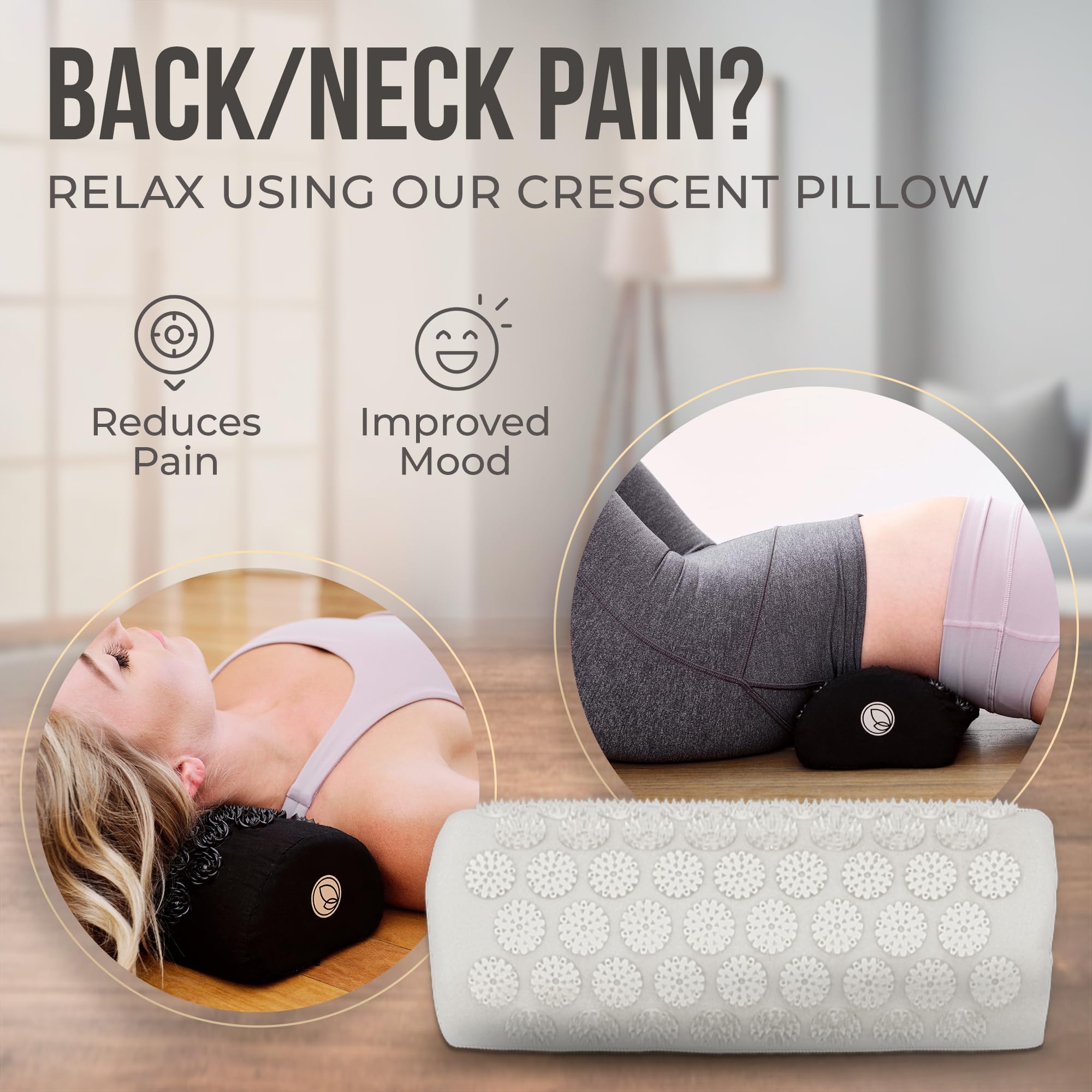 Dakini almohada para cuello en uso, apoyo ergonómico y mejor descanso
