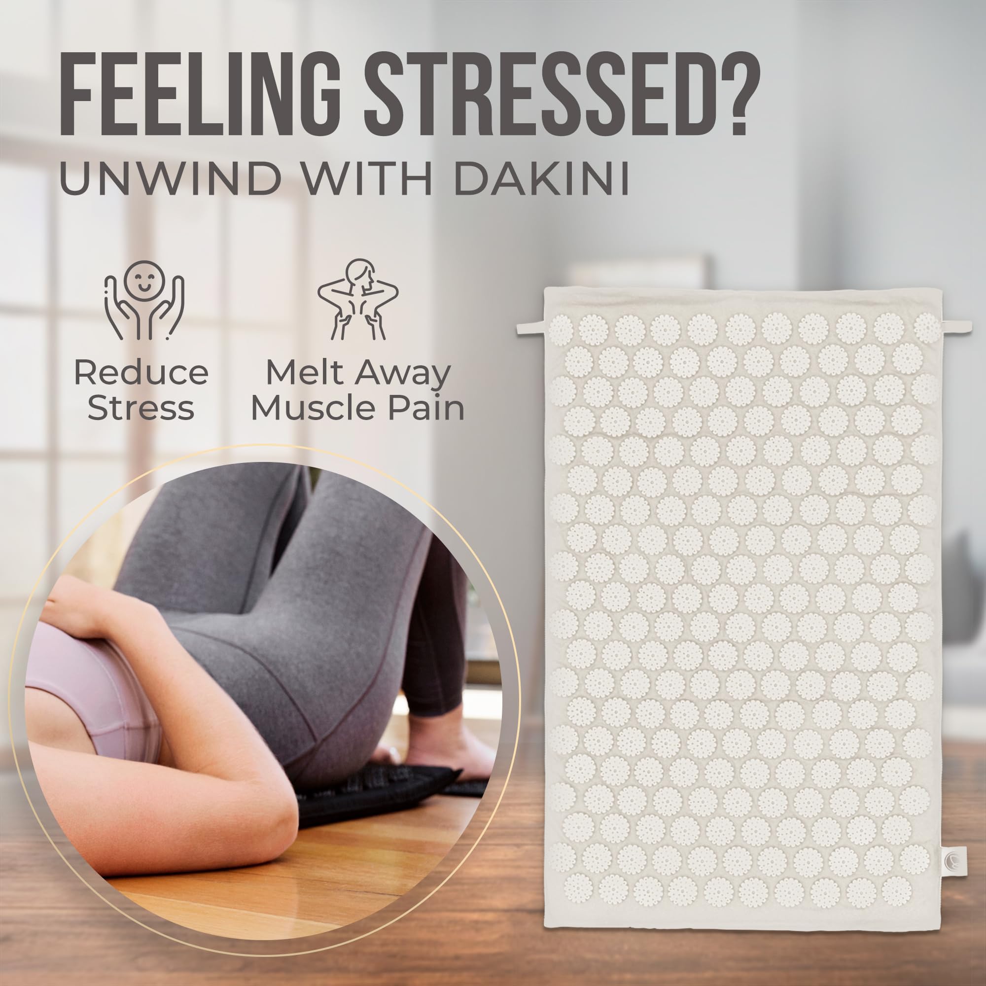 Dakini mini pad portátil en mano, alivio localizado y fácil transporte