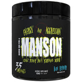 Dark Metal Manson frente del envase mostrando diseño y porciones