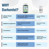 Darkenlst etiqueta nutricional clara para verificar ingredientes y seguridad