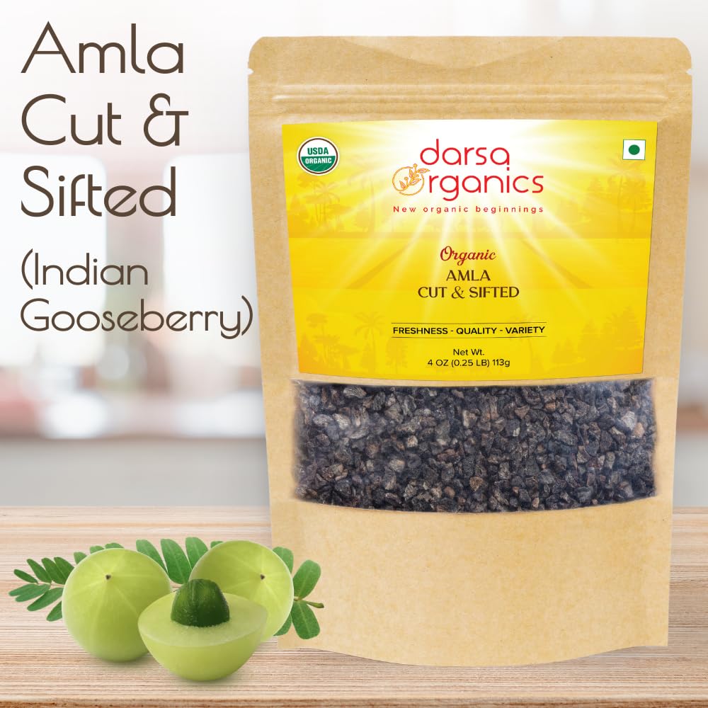 Darsa Organics infusión de amla en taza sabor ácido revitalizante