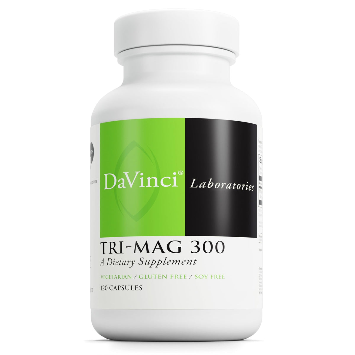 DAVINCI Tri-Mag 300 frontal mostrando envase y beneficio de absorción