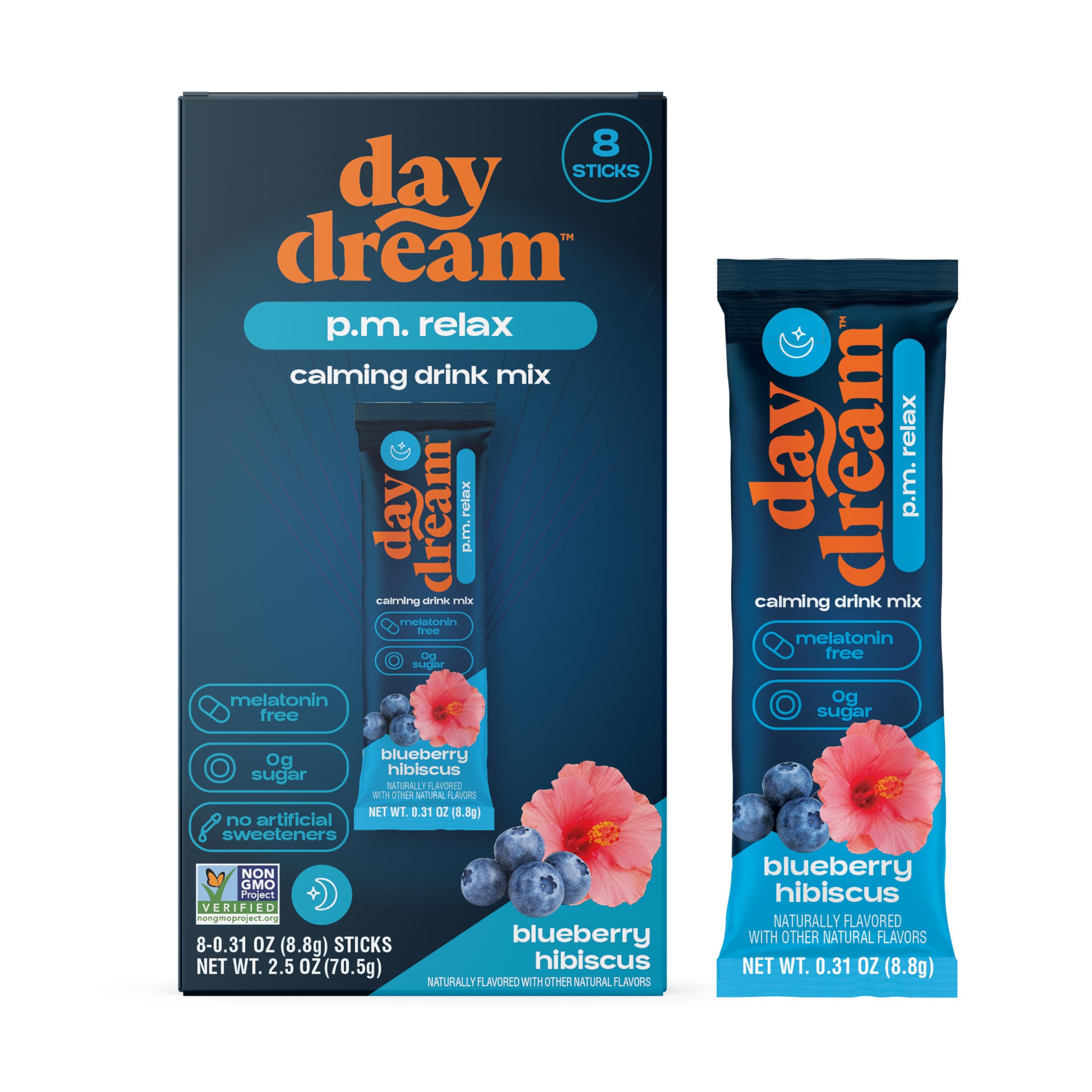 Day Dream envase frontal mostrando la presentación y beneficio relajante
