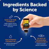 Ddrops etiqueta informativa con ingredientes y certificaciones visibles